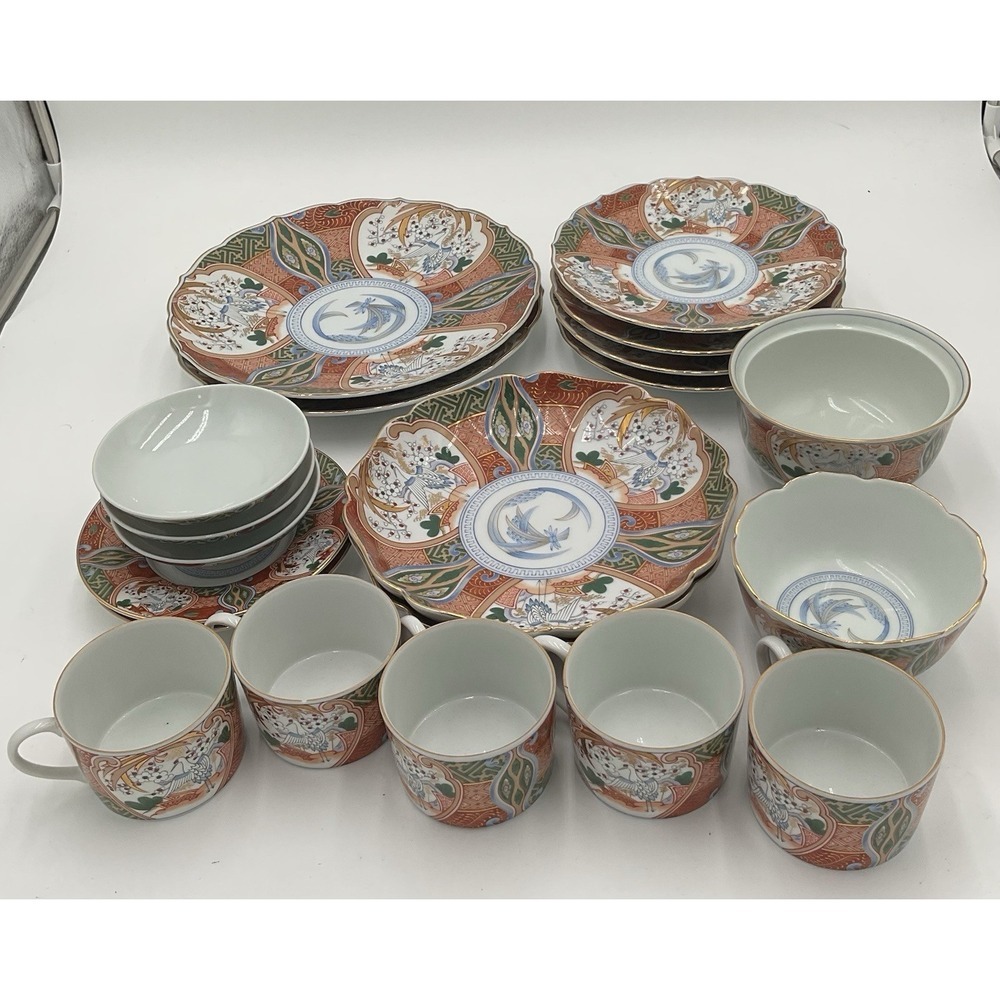 Andrea by Sadek Japanese Imari Porcelain Dinnerware Set Porcelain Beautiful